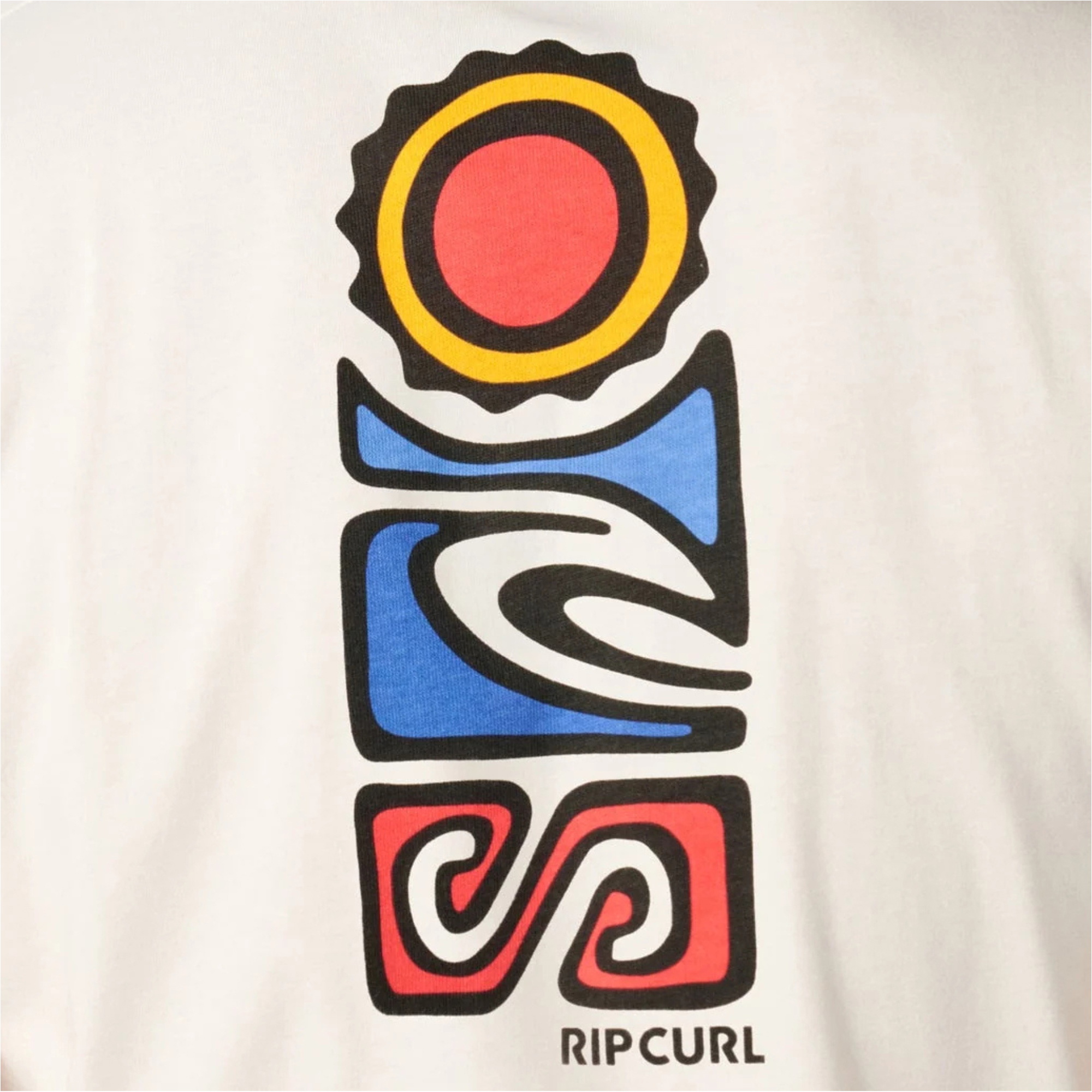 Rip Curl Heren Search Series Vaporcool Stack Relaxed T-Shirt 16IMTE - Bone